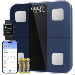 Balance connect�e p�se personne bluetooth bia haute pr�cision 25 mesures suivi multi - profils avec app ...
