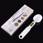 Balance cuillre lectronique - marque inconnue - blanc 500g / 01 - rinitialisation - tare - verrouillage ...