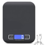 Balance de cuisine numérique - 10 kg / 1 g - usb - avec écran led et fonction tare - pour pâtisserie ... Balance de cuisine numérique - 10 kg / 1 g - usb - avec écran led et fonction tare - pour pâtisserie ...