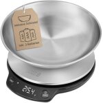 Balance de cuisine numérique avec bol - jusquà 5 kg - idéale pour la pâtisserie - balance de cuisine ... Balance de cuisine numérique avec bol - jusquà 5 kg - idéale pour la pâtisserie - balance de cuisine ...
