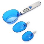 Balance de cuisine num�rique �lectronique avec 3 cuill�res doseuses pour doser le lait la farine et les ...