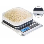 Balance de cuisine - pearl - rechargeable - �cran lcd - fonction tare - 5 kg max