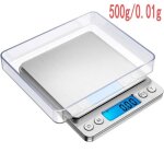 Balance de cuisine de précision - mingmei - 500g - 0. 01g - fonction tare - 2 plateaux Balance de cuisine de précision - mingmei - 500g - 0. 01g - fonction tare - 2 plateaux