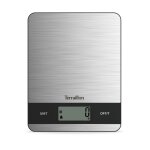 Balance de cuisine �lectronique - terraillon - slim steel - capacit� 5kg - pr�cision 1g - inox