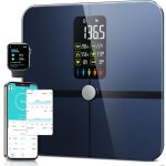 Balance p�se personne connect�e avec affichage va 15 donn�es corporelles et fr�quence cardiaque pour ...