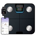 Balance p�se personne balance connect�e affichage va 25 mesures et fr�quence cardiaque pour app andriod ...