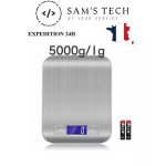 Balance de prcision lectronique portable 1g - 500g pour cuisine et bijoux