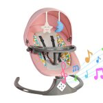 Balancelle b�b� fauteuil � bascule �lectrique avec t�l�commande 5 amplitudes de balan�oire et musique ...