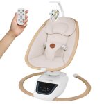 Balancelle �lectrique lionelo olivia - 5 mouvements - 180� - t�l�commande - m�lodies - transat
