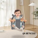 Balan�oire pour b�b� - 29 * 29 * 31cm - avec sangle de s�curit� - gris - poids maximum 25kg - quiienclee ...