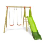 Balanoire en bois 230 m topwood milu - 4 enfants