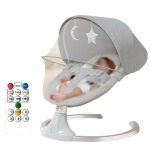 Balan�oire �lectrique pour b�b� trois vitesses r�glables minuterie intelligente t�l�commande bluetooth ...