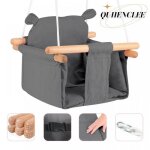 Balan�oire enfant - 29 * 29 * 31cm - gris - peut �tre install�e sur des poutres des cadres de porte et ...