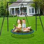 Balanoire spider web saucer 40 inch capacit 750lbs enfants extrieur