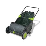 Balayeuse à gazon balayeuse de feuilles pour jardin terrasse 103 l Balayeuse à gazon balayeuse de feuilles pour jardin terrasse 103 l