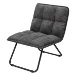 Balconera canap� - lit fauteuil inclinable rembourr� et repose - pieds gris