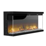 Balconera chemine lectrique 40 pouces avec chauffage 3 en 1 12 couleurs de flamme fonction chauffage ...