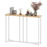 Balconera ensemble console dentr�e deux pi�ces - version �troite 80 cm - coloris ch�ne