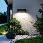 Balise ext�rieure led 3w rectangulaire murale saillie tunez 4000k s anthracite blanc neutre