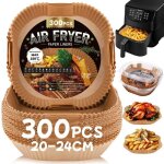 Balitta papier cuisson air fryer - 300 pices 20 x 24cm food - grade bpa gratuit pour friteuse sans huile ...