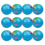 Balle anti - stress - non spcifi - mini globe - mousse pu - pour enfants - 12 pices