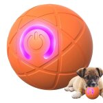 Balle intelligente roulante pour chien et chat jouet interactif r�sistant aux morsures avec lumi�re - ...