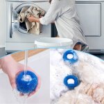 Balle de lavage - boules capture de poils pour machine  laver lave - linge lot de 3