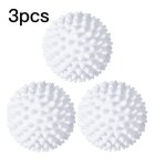 Balle de lavage - pvc - outil de nettoyage rutilisable - blanc - lot de 3