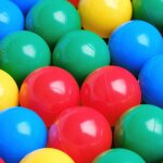 Balles pour piscine à balles de jeu pour bébé enfants misioo plastique colorées 6 cm 1200 boules: jaune ... Balles pour piscine à balles de jeu pour bébé enfants misioo plastique colorées 6 cm 1200 boules: jaune ...