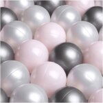Balles pour piscine � balles de jeu pour b�b� enfants misioo plastique color�es 6 cm 1200 boules: rose ...