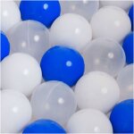 Balles pour piscine  balles de jeu pour bb enfants misioo plastique colores 6 cm 150 boules: bleu ...