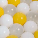 Balles pour piscine à balles de jeu pour bébé enfants misioo plastique colorées 6 cm 150 boules: jaune ... Balles pour piscine à balles de jeu pour bébé enfants misioo plastique colorées 6 cm 150 boules: jaune ...