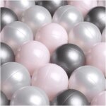 Balles pour piscine  balles de jeu pour bb enfants misioo plastique colores 6 cm 150 boules: rose ...