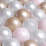 Balles pour piscine  balles de jeu pour bb enfants misioo plastique colores 6 cm 150 boules: rose ...