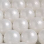 Balles pour piscine à balles de jeu pour bébé enfants misioo plastique colorées 6 cm 200 boules blanc ... Balles pour piscine à balles de jeu pour bébé enfants misioo plastique colorées 6 cm 200 boules blanc ...