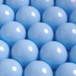 Balles pour piscine  balles de jeu pour bb enfants misioo plastique colores 6 cm 200 boules bleu ...