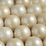 Balles pour piscine � balles de jeu pour b�b� enfants misioo plastique color�es 6 cm 200 boules dor�