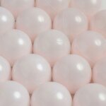 Balles pour piscine � balles de jeu pour b�b� enfants misioo plastique color�es 6 cm 200 boules rose ...