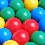 Balles pour piscine  balles de jeu pour bb enfants misioo plastique colores 6 cm 300 boules: jaune ...