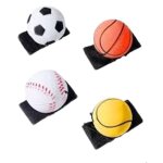 Balle rebondissante - multicolor - 4 mod�les al�atoires - attache poignet - plastique - ext�rieur