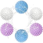 Balles de schage rutilisables (antistatiques) lot de 9 balles de lessive (balles agitatrices) pour ...