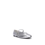 Ballerines basiques style babies en simili. dot�es dune bride avec boucle m�tallique. mod�le � semelle ...