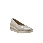 Ballerines compenses pourtour lastiqu femme pdiconfort