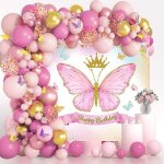 Ballon anniversaire arche princesse - marsee - 100pcs kit guirlande ballon dcoration pour anniversaire ...