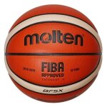 Ballon de basket - molten - bgf5x - cuir synth�tique - design ergonomique - technologie de contr�le