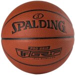 Ballon de basket - spalding - pro grip ball 76874z - taille 7 - cuir composite - orange