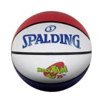 Ballon de basket - spalding - space jam tune 25th anniversary - taille 7 - unisexe - caoutchouc