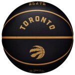 Ballon de basket - wilson - nba team city collector wz4016428id - taille 7 - cuir composite - toronto ...