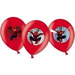 Ballons de baudruche spiderman - amscan - set de 6 ballons en latex pour anniversaire garçon de 8 ans ... Ballons de baudruche spiderman - amscan - set de 6 ballons en latex pour anniversaire garçon de 8 ans ...
