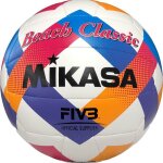 Ballon de beach volleyball - mikasa - bv543c - vxa - o - blanc / bleu - mixte - adulte